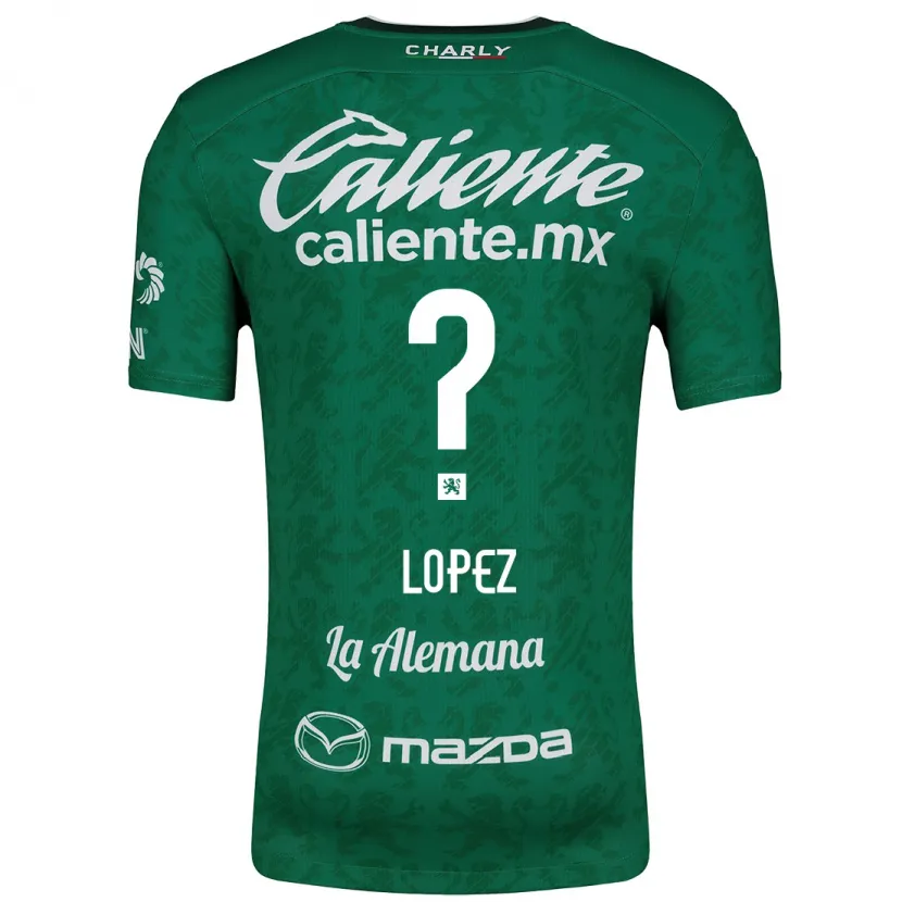 Danxen Kid Nicolás López #0 Green White Home Jersey 2024/25 T-Shirt