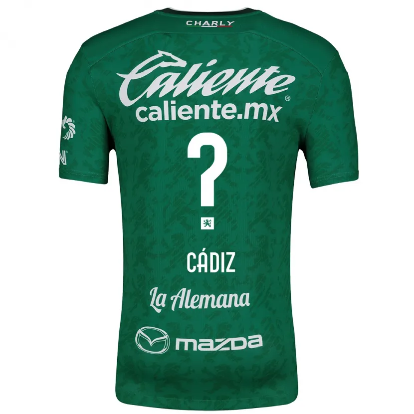 Danxen Kid Jhonder Cádiz #0 Green White Home Jersey 2024/25 T-Shirt