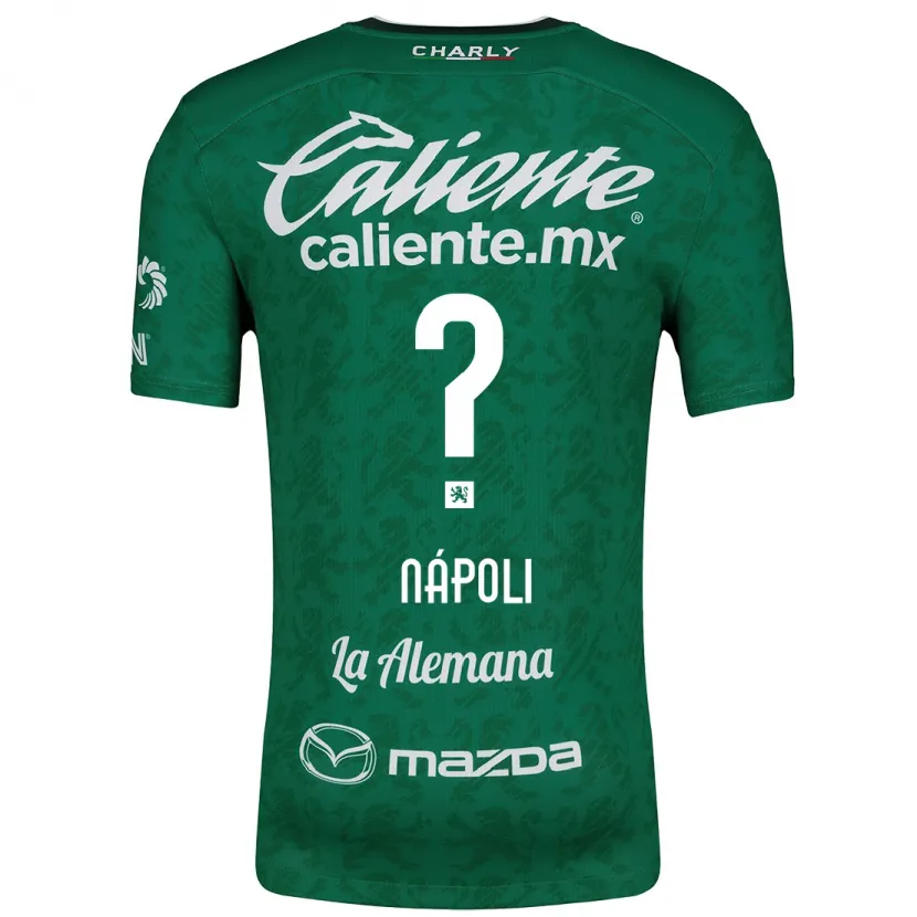 Danxen Kid Gonzalo Nápoli #0 Green White Home Jersey 2024/25 T-Shirt