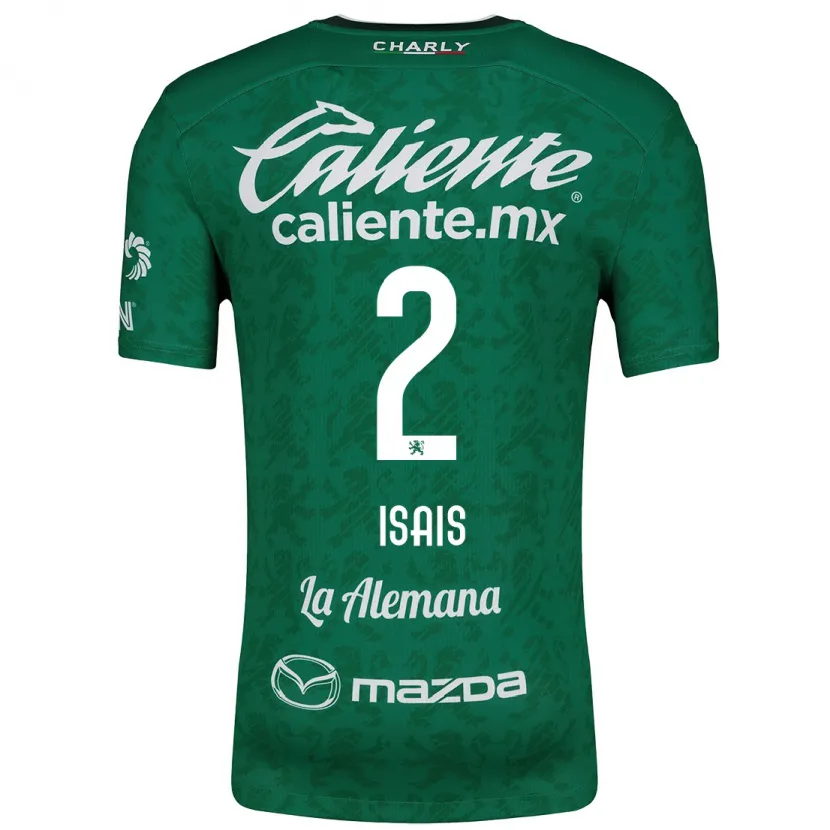 Danxen Kid Mauricio Isaís #2 Green White Home Jersey 2024/25 T-Shirt