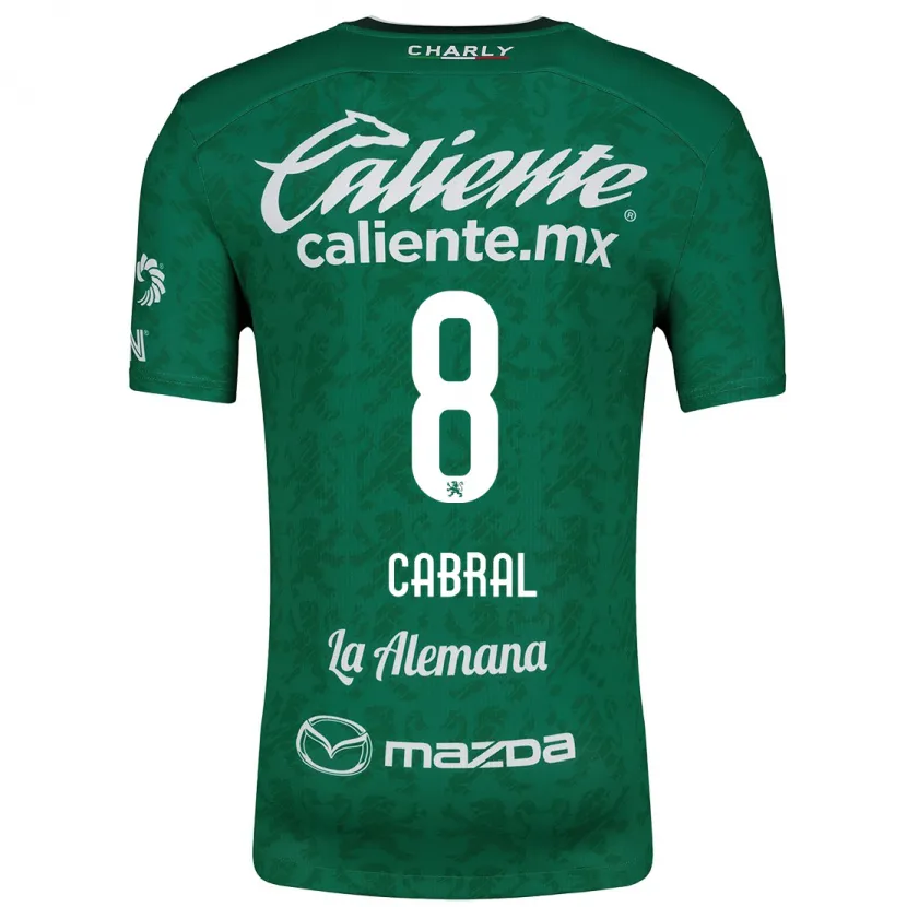 Danxen Kid Luciano Cabral #8 Green White Home Jersey 2024/25 T-Shirt