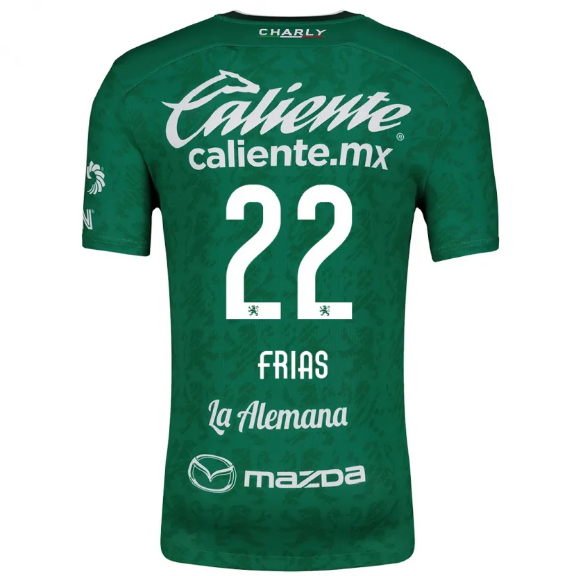 Danxen Kid Adonis Frías #22 Green White Home Jersey 2024/25 T-Shirt