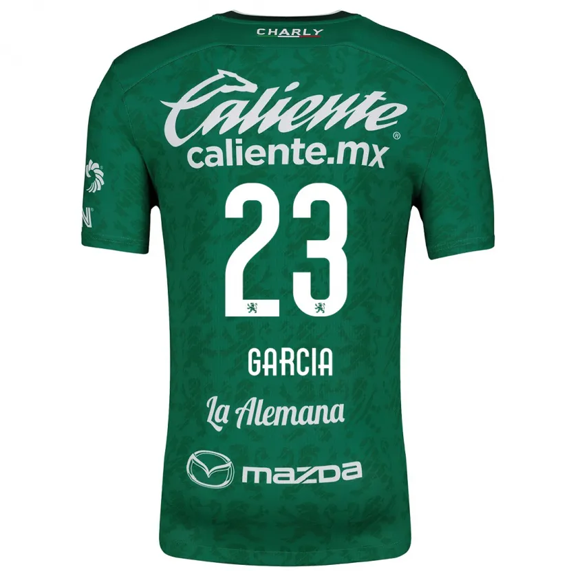 Danxen Kid Óscar García #23 Green White Home Jersey 2024/25 T-Shirt