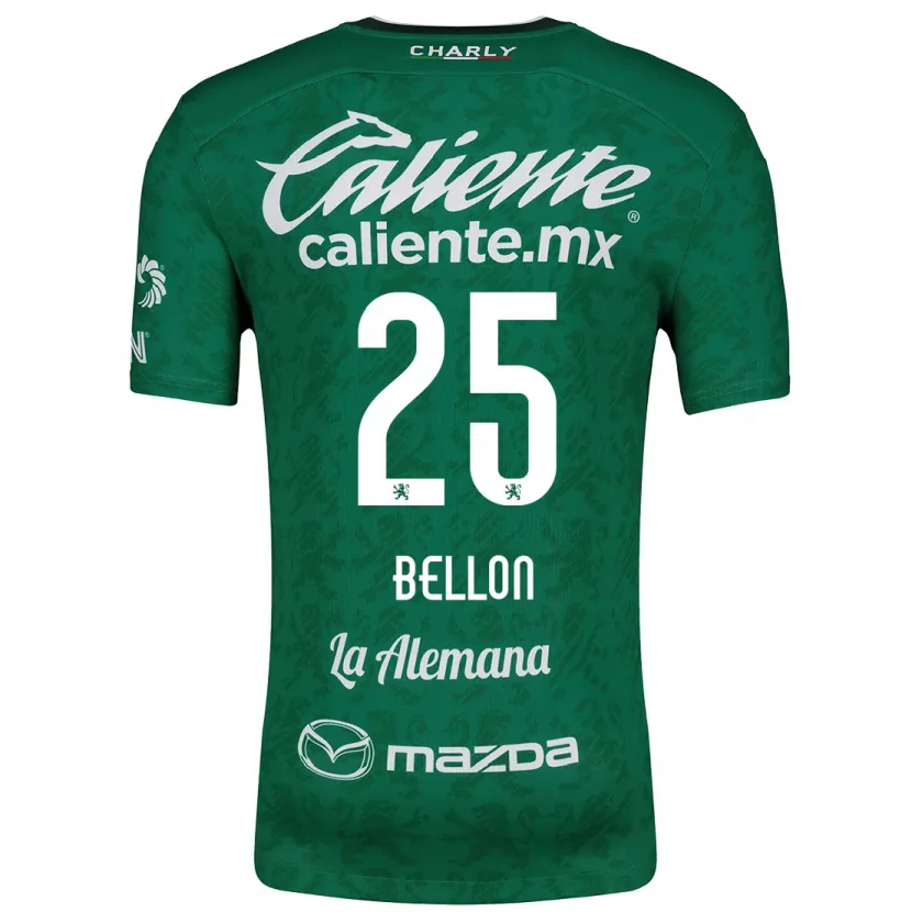 Danxen Kid Paul Bellón #25 Green White Home Jersey 2024/25 T-Shirt