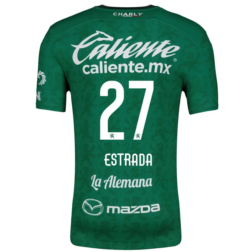 Danxen Kid Ángel Estrada #27 Green White Home Jersey 2024/25 T-Shirt