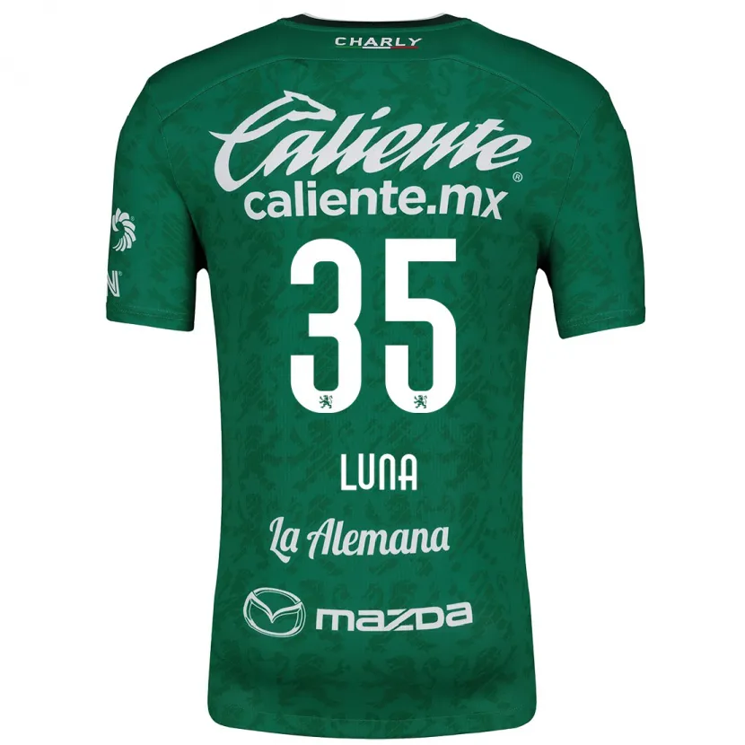 Danxen Kid Diego Luna #35 Green White Home Jersey 2024/25 T-Shirt