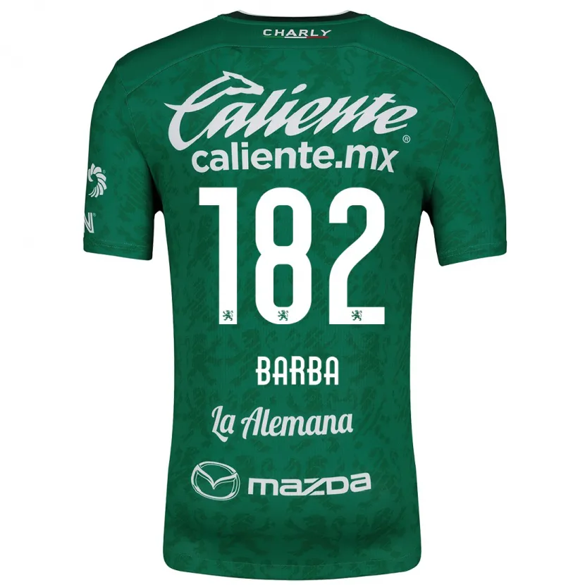 Danxen Kid Austin Barba #182 Green White Home Jersey 2024/25 T-Shirt