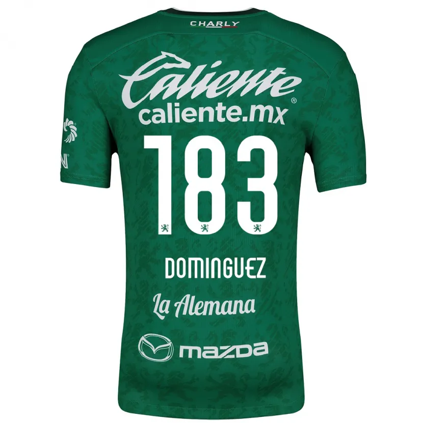 Danxen Kid Jesús Domínguez #183 Green White Home Jersey 2024/25 T-Shirt