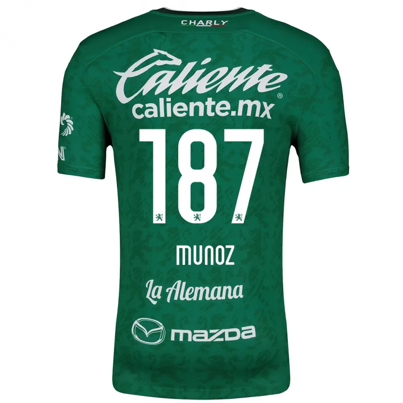 Danxen Kid Diego Muñoz #187 Green White Home Jersey 2024/25 T-Shirt