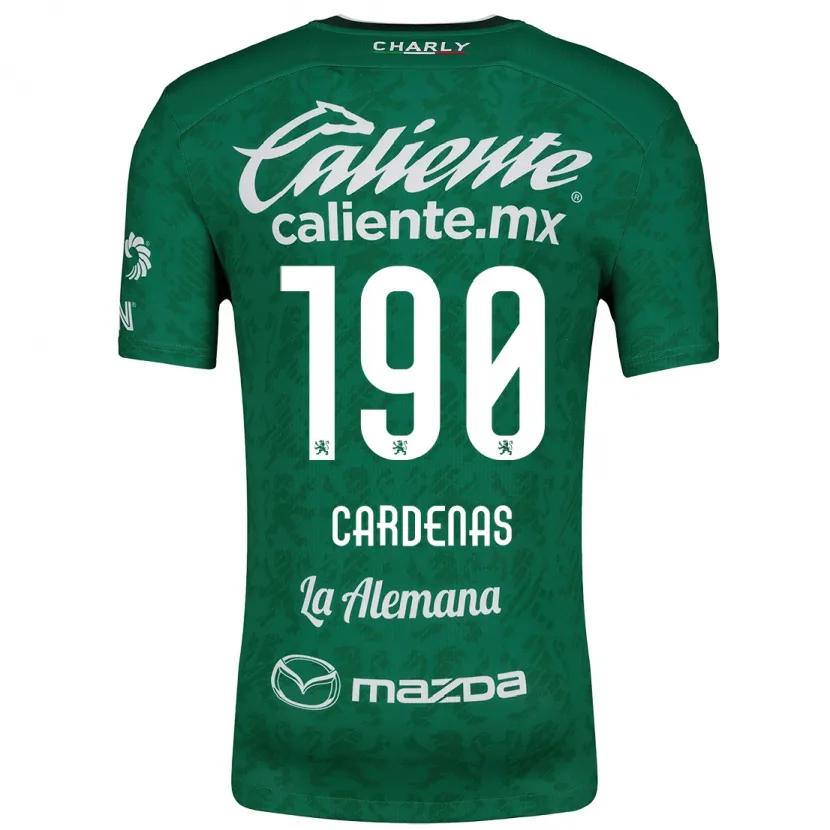 Danxen Kid Emilio Cárdenas #190 Green White Home Jersey 2024/25 T-Shirt