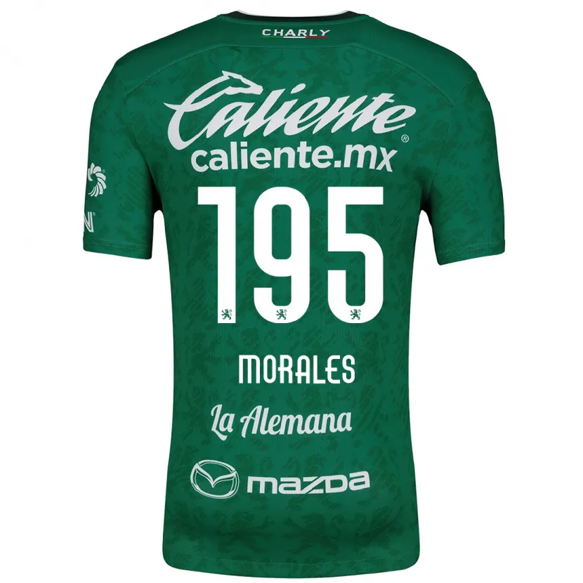 Danxen Kid Daniel Morales #195 Green White Home Jersey 2024/25 T-Shirt