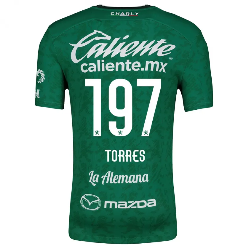 Danxen Kid Erick Torres #197 Green White Home Jersey 2024/25 T-Shirt