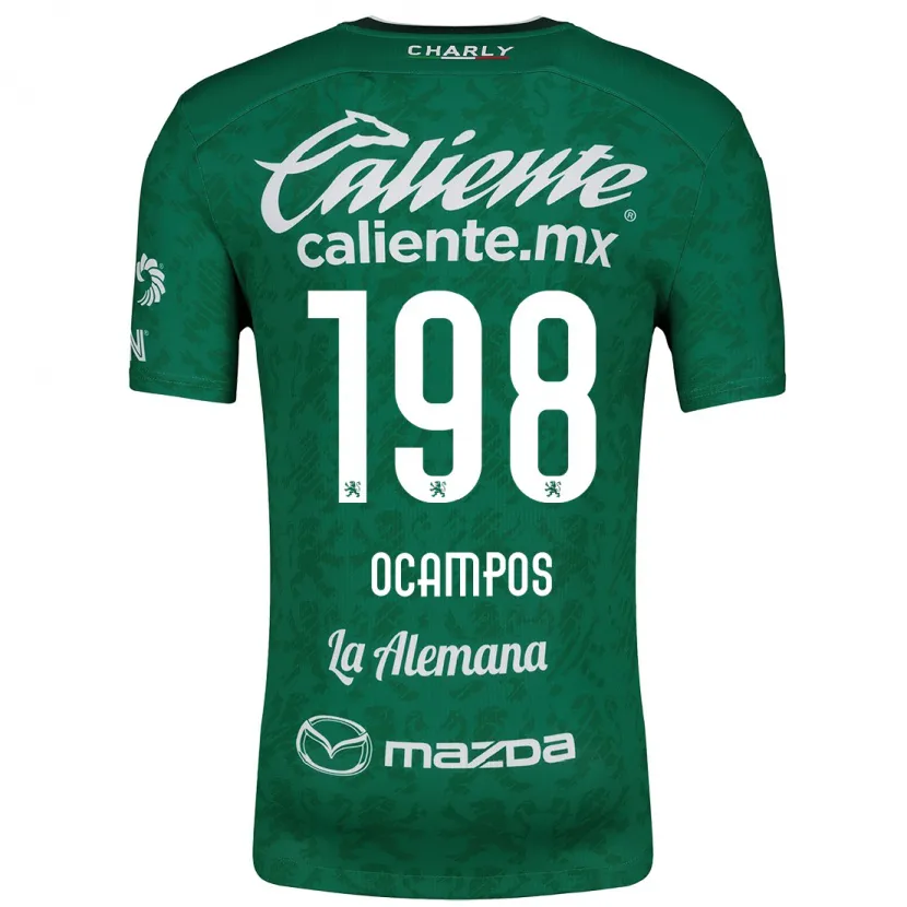 Danxen Kid Omar Ocampos #198 Green White Home Jersey 2024/25 T-Shirt