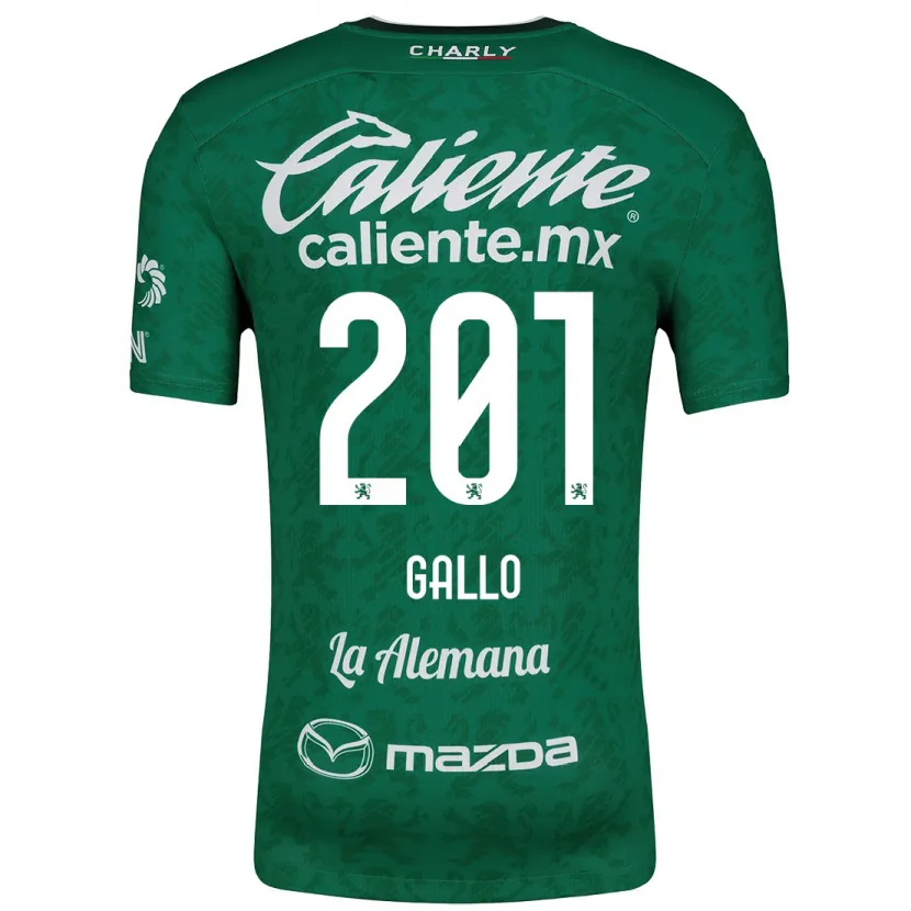 Danxen Kid Andrés Gallo #201 Green White Home Jersey 2024/25 T-Shirt