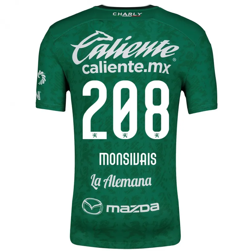 Danxen Kid Daniel Monsivaís #208 Green White Home Jersey 2024/25 T-Shirt