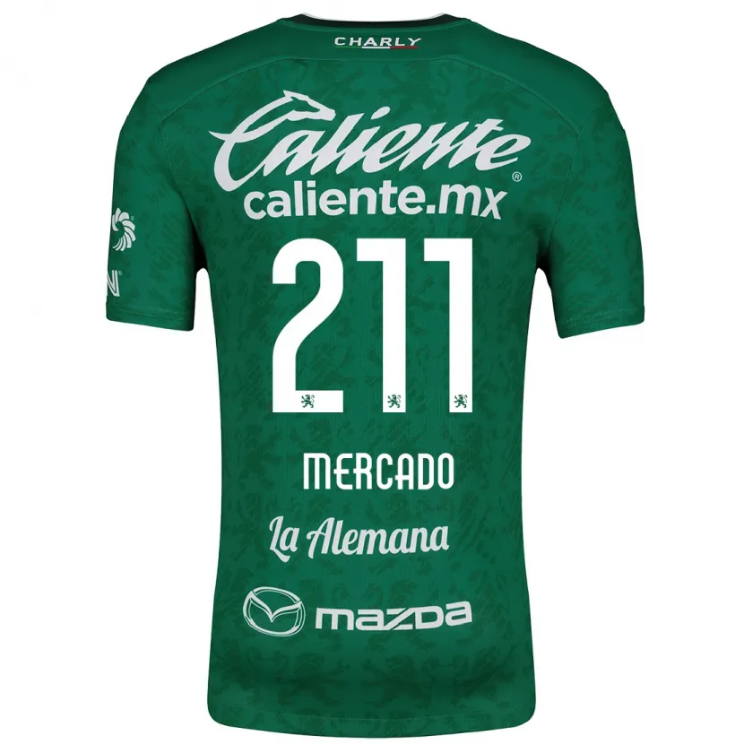 Danxen Kid Diego Mercado #211 Green White Home Jersey 2024/25 T-Shirt