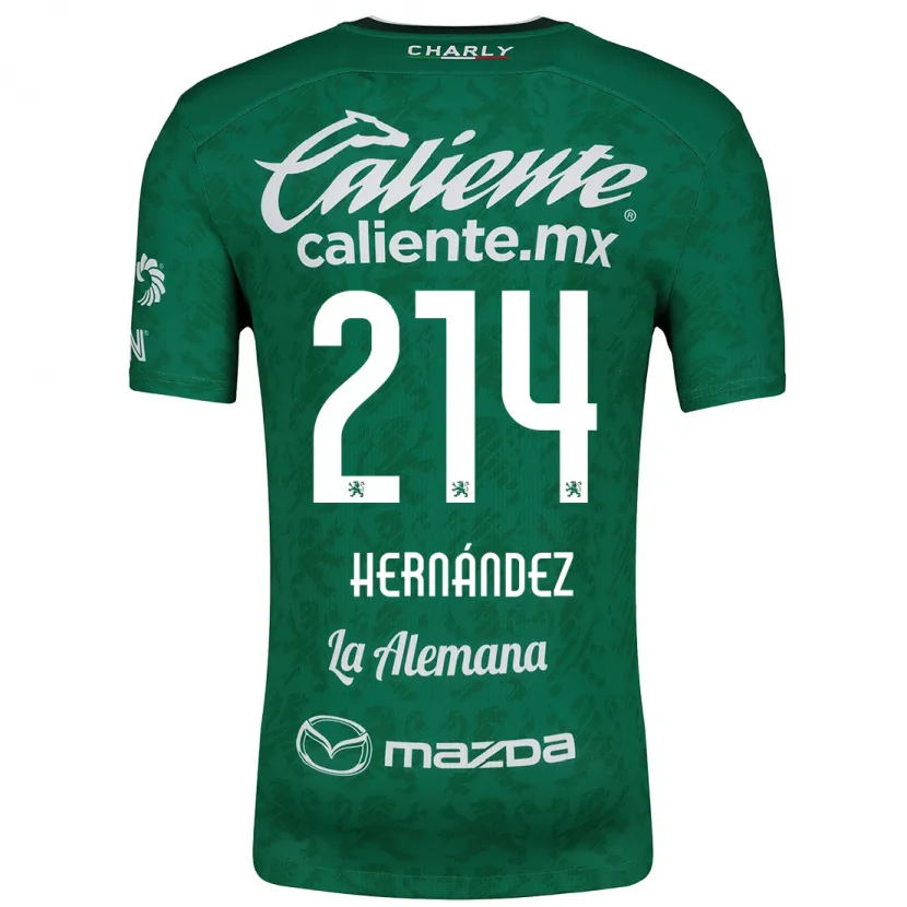 Danxen Kid Iván Hernández #214 Green White Home Jersey 2024/25 T-Shirt