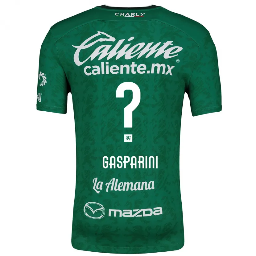 Danxen Kid Joaquín Gasparini #0 Green White Home Jersey 2024/25 T-Shirt