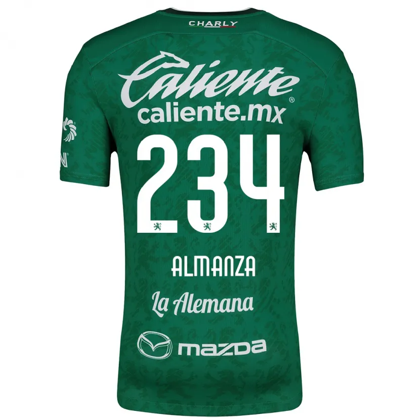 Danxen Kid Román Almanza #234 Green White Home Jersey 2024/25 T-Shirt