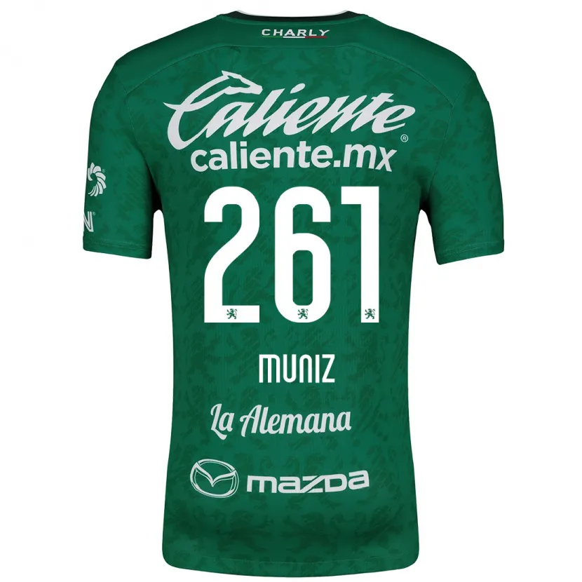 Danxen Kid César Muñiz #261 Green White Home Jersey 2024/25 T-Shirt