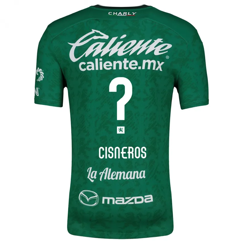 Danxen Kid Santiago Cisneros #0 Green White Home Jersey 2024/25 T-Shirt