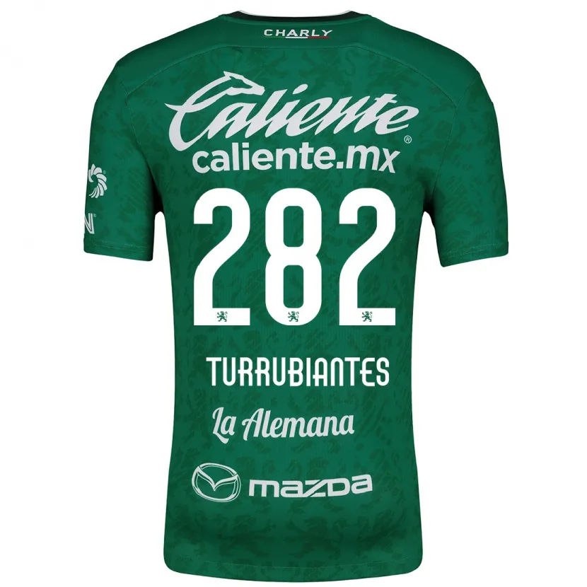 Danxen Kid Abdon Turrubiantes #282 Green White Home Jersey 2024/25 T-Shirt