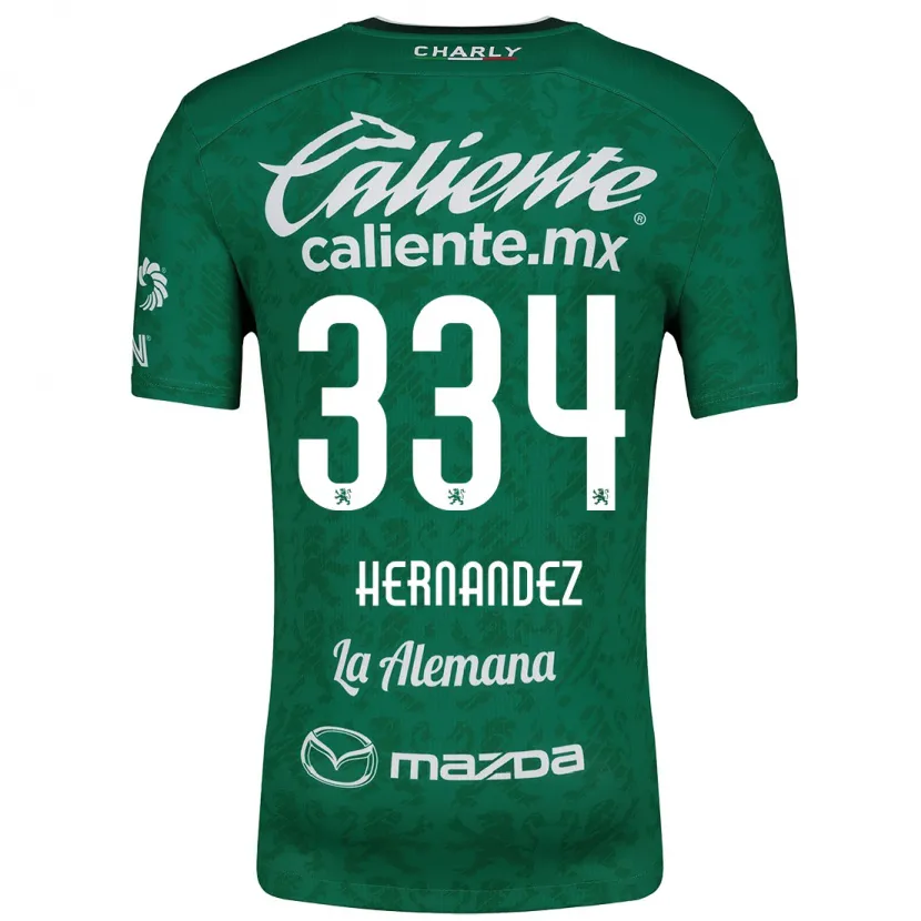 Danxen Kid Alan Hernández #334 Green White Home Jersey 2024/25 T-Shirt