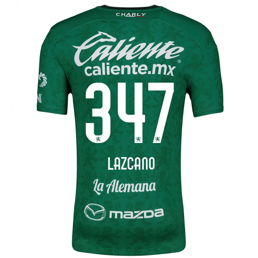 Danxen Kid Evan Lazcano #347 Green White Home Jersey 2024/25 T-Shirt