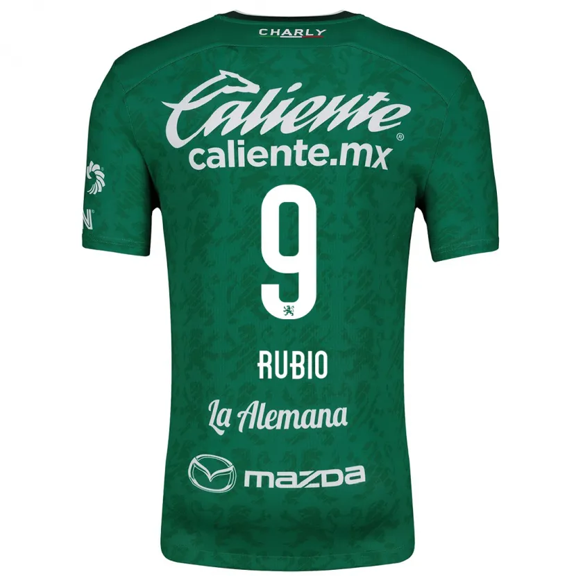 Danxen Kid Brian Rubio #9 Green White Home Jersey 2024/25 T-Shirt