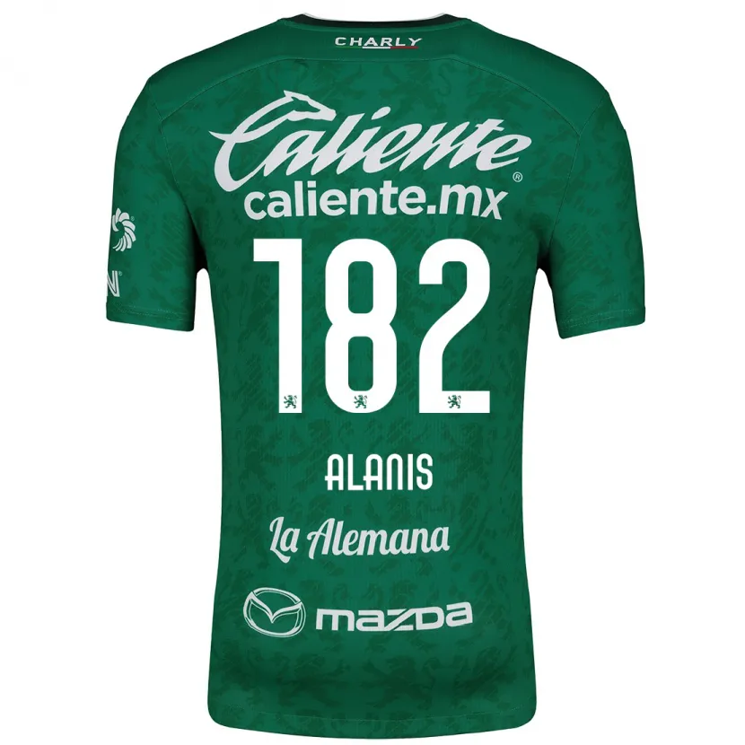 Danxen Kid Alejandro Alanís #182 Green White Home Jersey 2024/25 T-Shirt