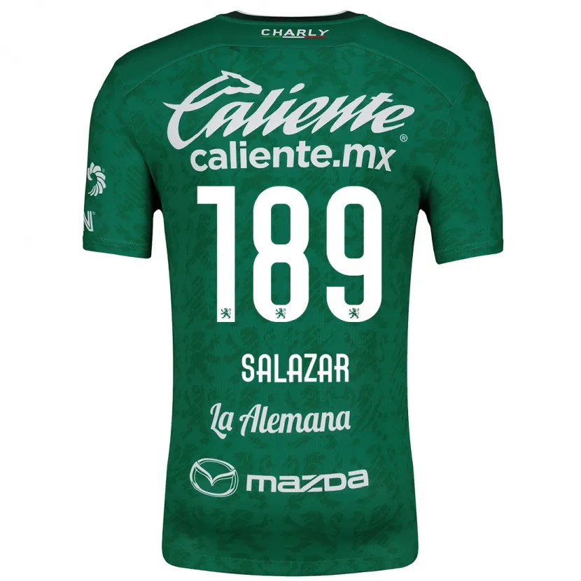 Danxen Kid José Salazar #189 Green White Home Jersey 2024/25 T-Shirt