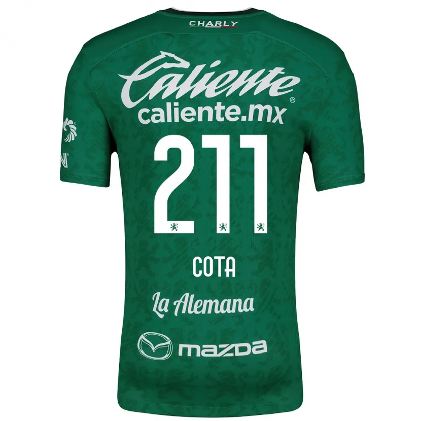 Danxen Kid Luis Cota #211 Green White Home Jersey 2024/25 T-Shirt