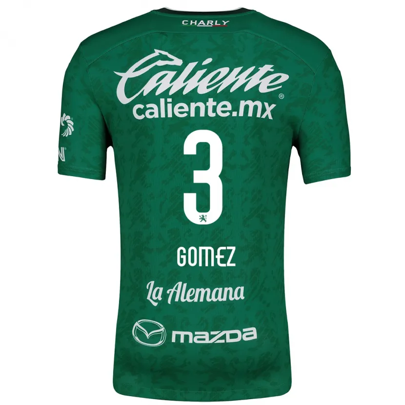 Danxen Kid Karen Gómez #3 Green White Home Jersey 2024/25 T-Shirt