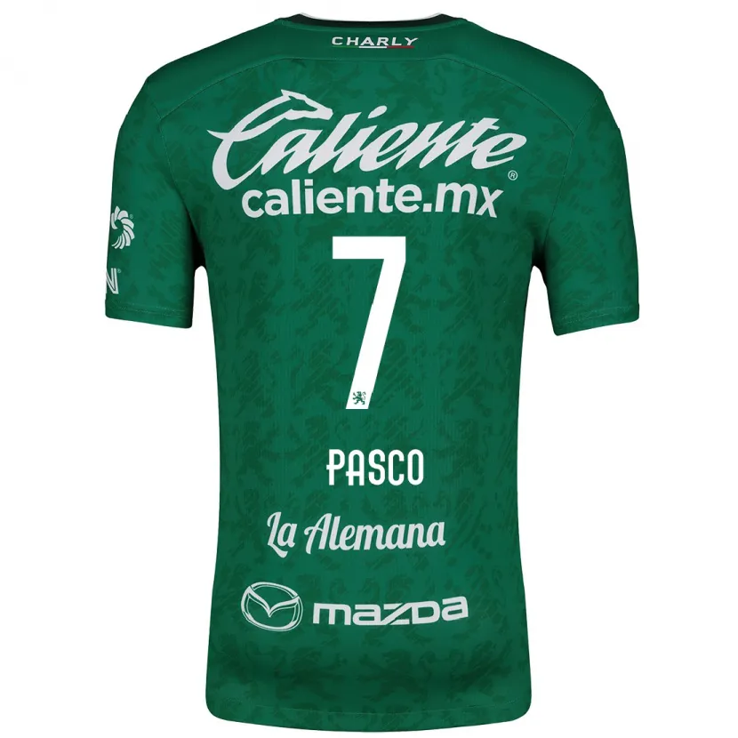 Danxen Kid Madeleine Pasco #7 Green White Home Jersey 2024/25 T-Shirt