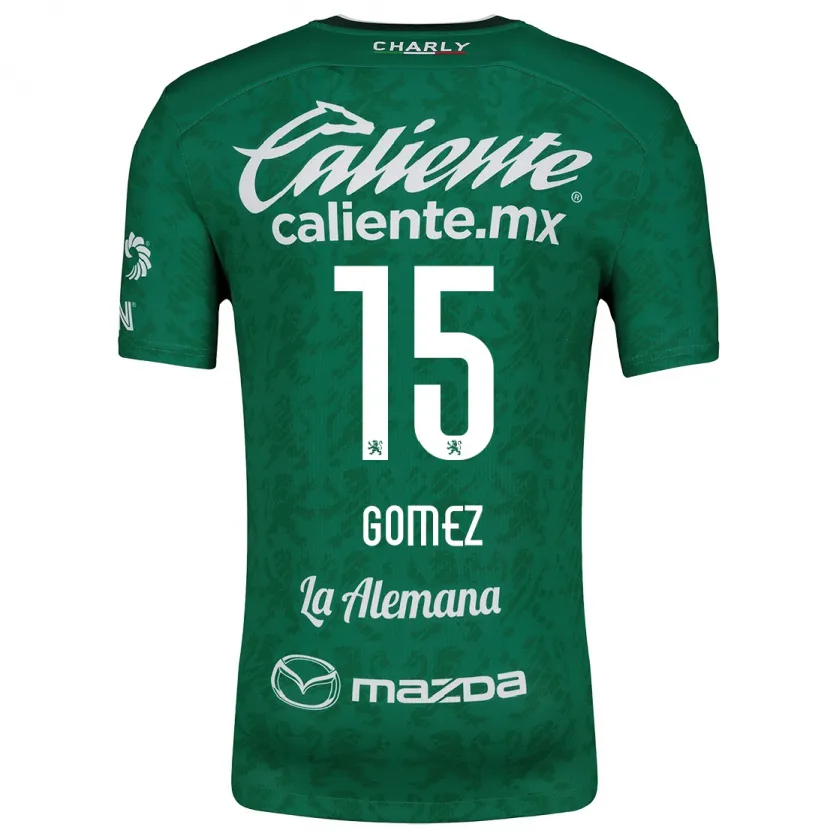 Danxen Kid Paulina Gómez #15 Green White Home Jersey 2024/25 T-Shirt