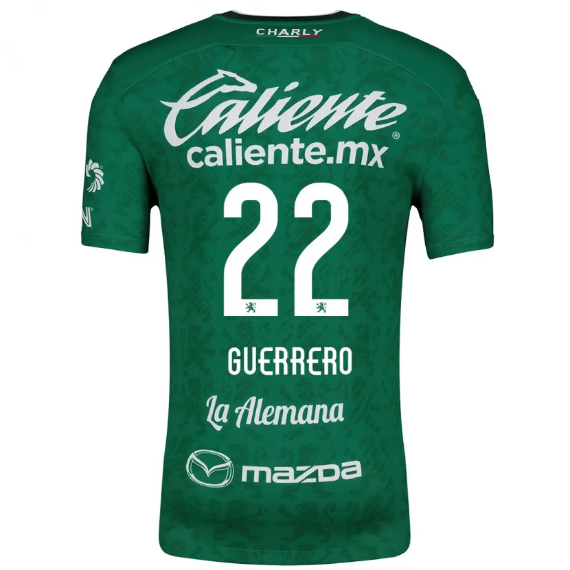 Danxen Kid África Guerrero #22 Green White Home Jersey 2024/25 T-Shirt