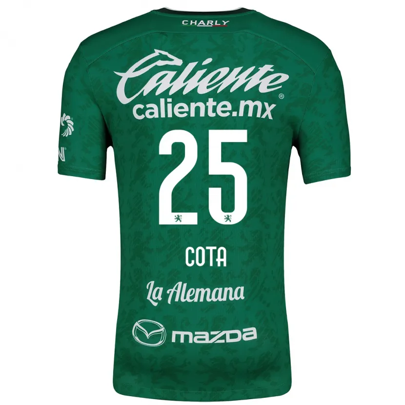 Danxen Kid Renatta Cota #25 Green White Home Jersey 2024/25 T-Shirt