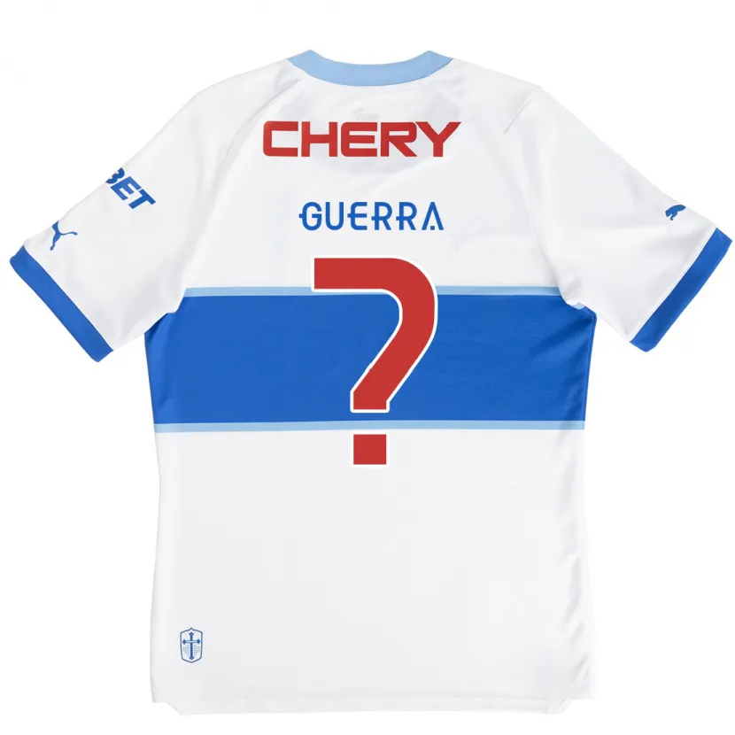 Danxen Kid Mateo Guerra #0 White Blue Home Jersey 2024/25 T-Shirt