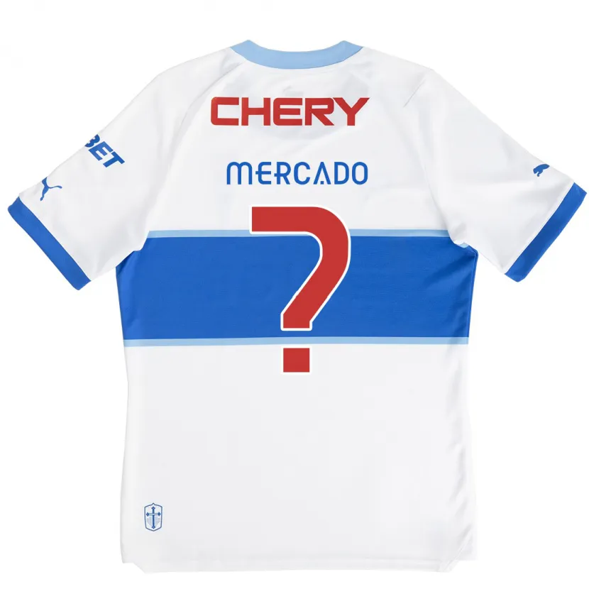 Danxen Kid Felipe Mercado #0 White Blue Home Jersey 2024/25 T-Shirt