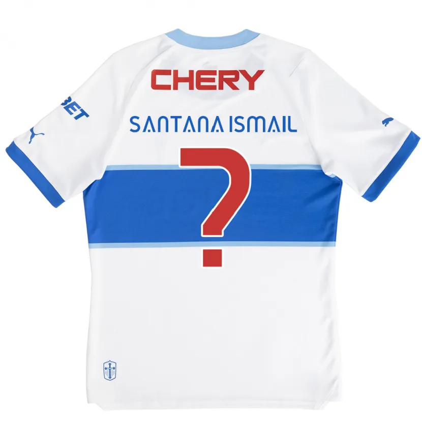 Danxen Kid Benjamin Santana Ismail #0 White Blue Home Jersey 2024/25 T-Shirt