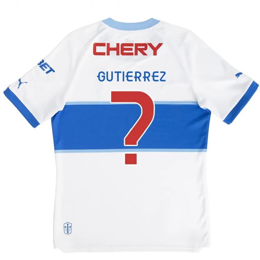 Danxen Kid Felipe Gutierrez #0 White Blue Home Jersey 2024/25 T-Shirt