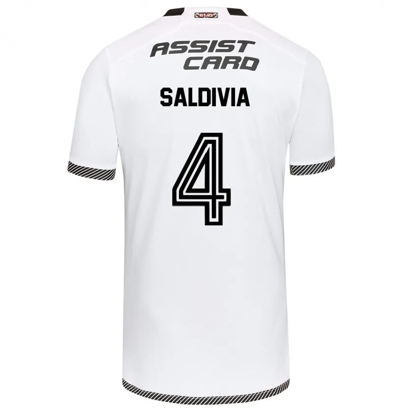 Danxen Kid Alan Saldivia #4 White Black Home Jersey 2024/25 T-Shirt