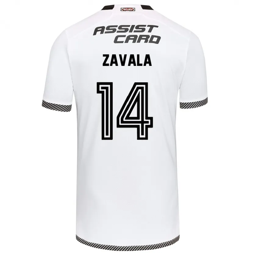 Danxen Kid Cristián Zavala #14 White Black Home Jersey 2024/25 T-Shirt