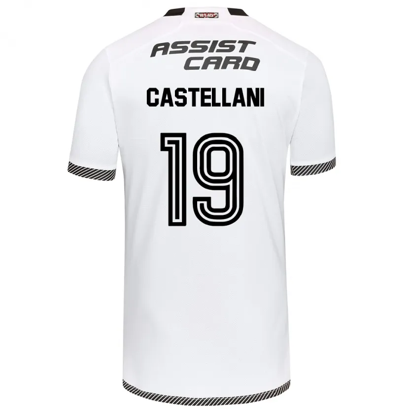 Danxen Kid Gonzalo Castellani #19 White Black Home Jersey 2024/25 T-Shirt