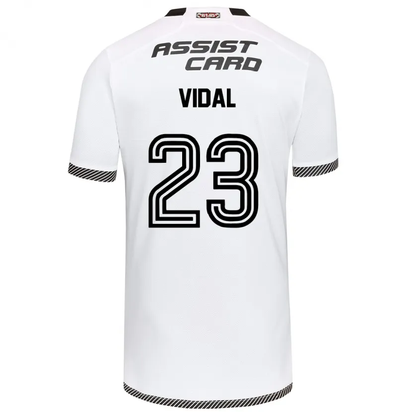 Danxen Kid Arturo Vidal #23 White Black Home Jersey 2024/25 T-Shirt