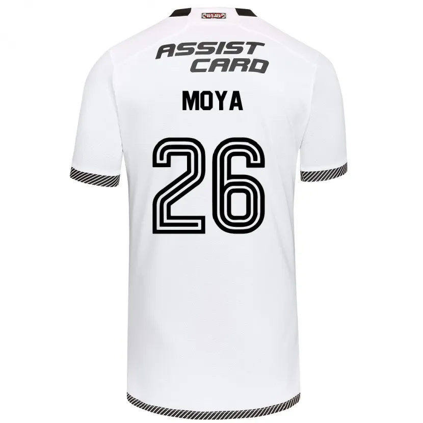 Danxen Kid Matías Moya #26 White Black Home Jersey 2024/25 T-Shirt