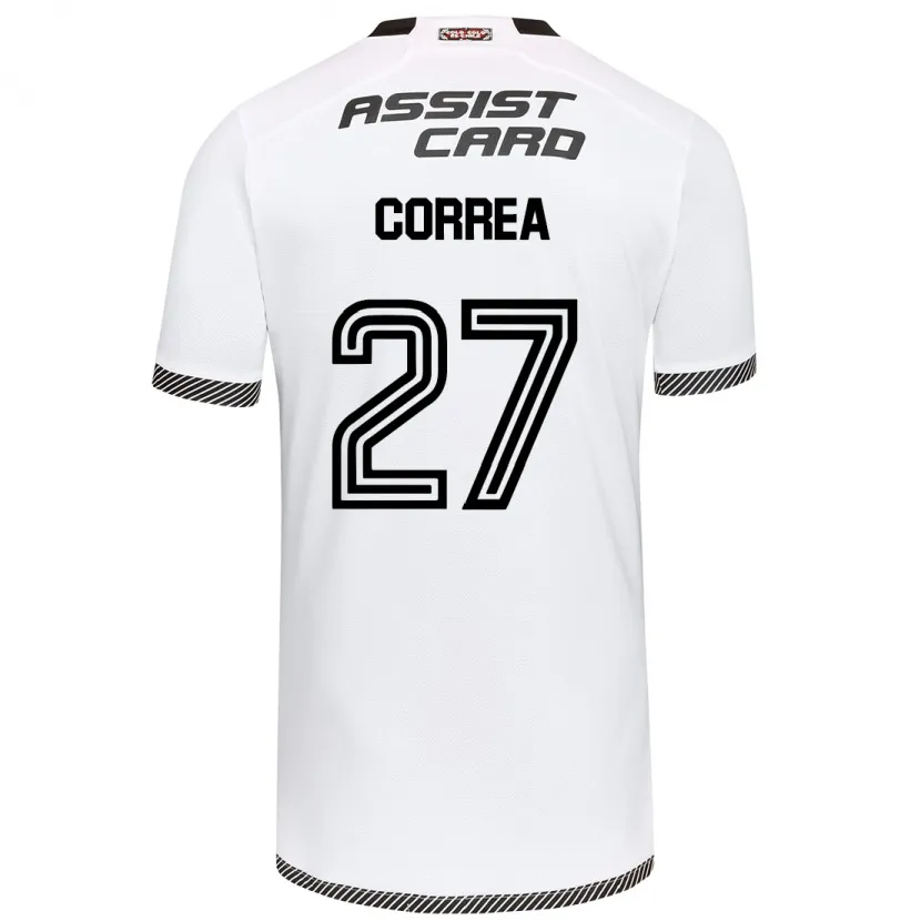 Danxen Kid Javier Correa #27 White Black Home Jersey 2024/25 T-Shirt