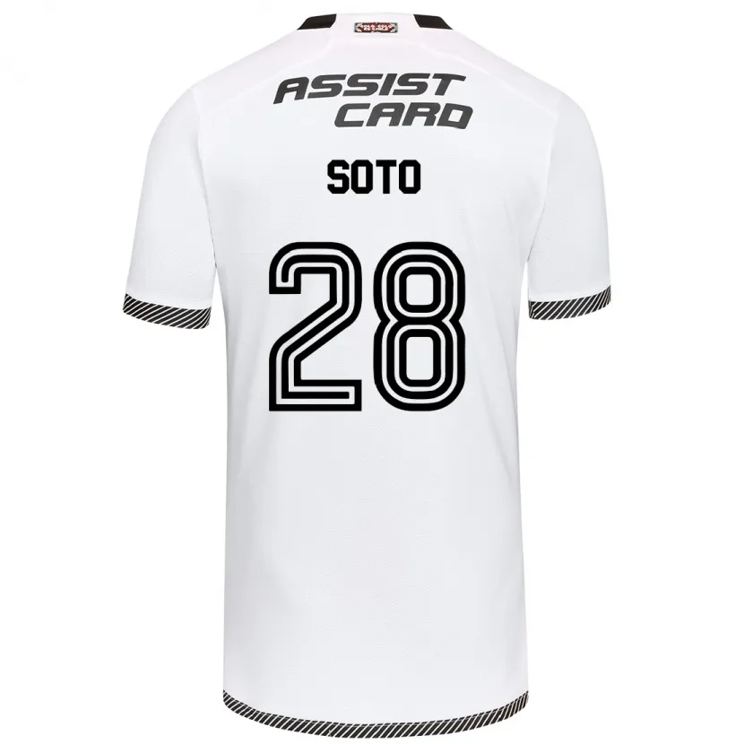 Danxen Kid Lucas Soto #28 White Black Home Jersey 2024/25 T-Shirt