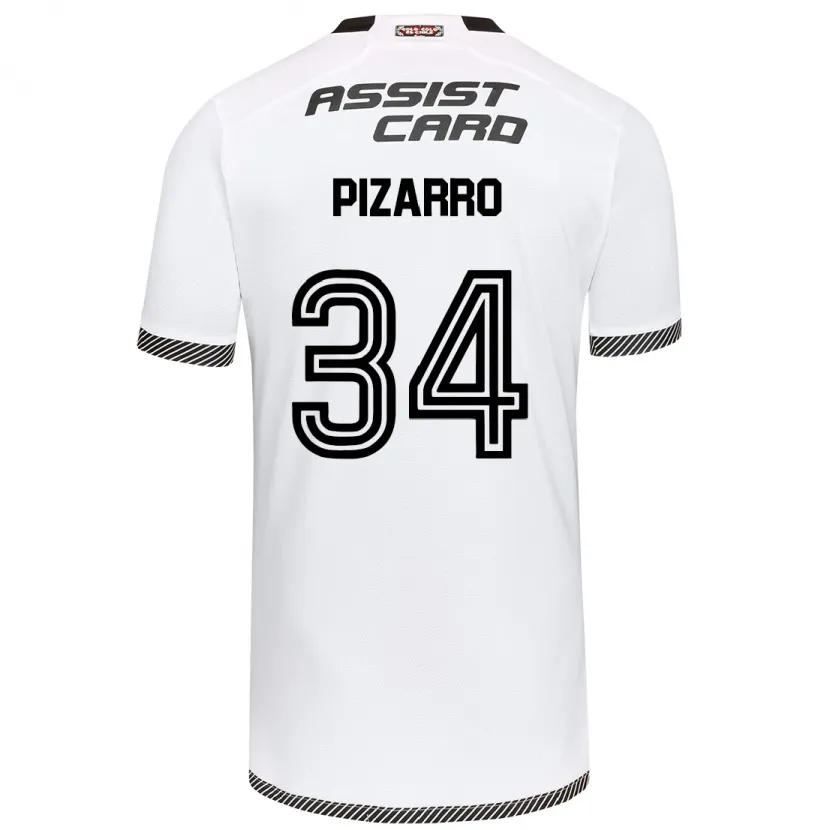 Danxen Kid Vicente Pizarro #34 White Black Home Jersey 2024/25 T-Shirt