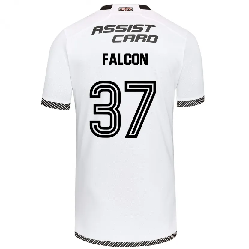 Danxen Kid Maximiliano Falcón #37 White Black Home Jersey 2024/25 T-Shirt